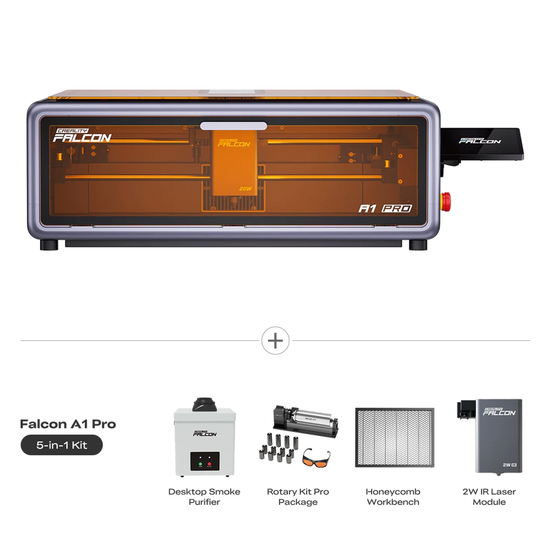 Creality Falcon A1 Pro 20W Dual-laser Engraver Master Kit