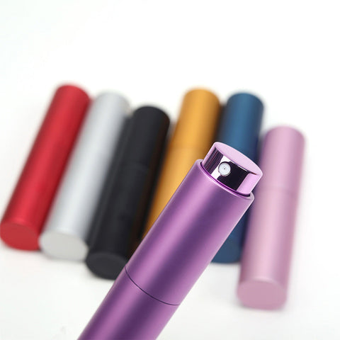 Portable 8ml Atomizer Perfume Spray Bottle for Laser Engraving - Pack of 10pcs Portable 8ml Atomizer Perfume Spray Bottle for Laser Engraving - Pack of 10pcs