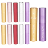 Portable 8ml Atomizer Perfume Spray Bottle for Laser Engraving - Pack of 10pcs