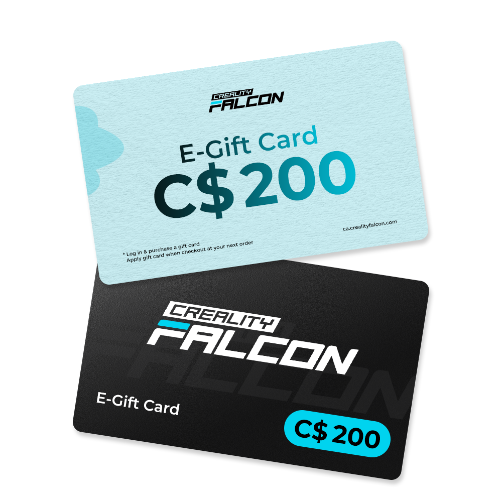 CrealityFalcon May Special Gift Card (Auto 10% Off) CrealityFalcon May Special Gift Card (Auto 10% Off)