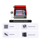 Falcon2 Pro 60W Enclosed Laser Engraver and Cutter All in One Kit