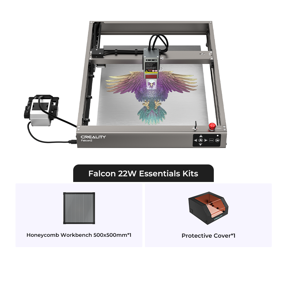 Falcon2 22W Laser Engraver and Cutter Essentials Kits