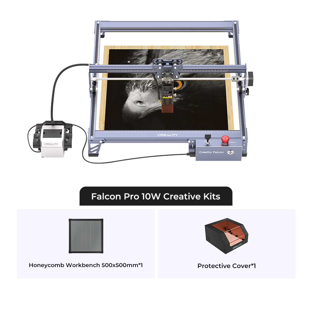Falcon Pro 10W Laser Engraver Creative Kits