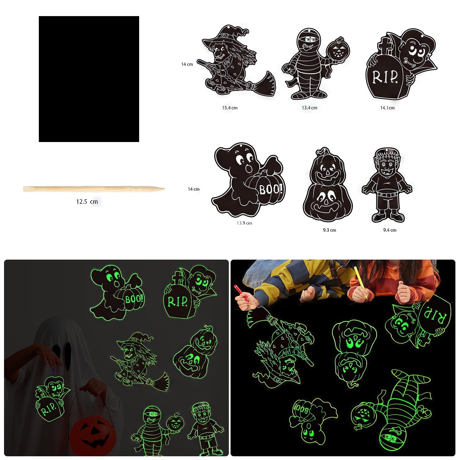 A4 Luminous Scratch Paper Fluorescent Scratch for Laser Engraving - Pack of 50pcs A4 Luminous Scratch Paper Fluorescent Scratch for Laser Engraving - Pack of 50pcs