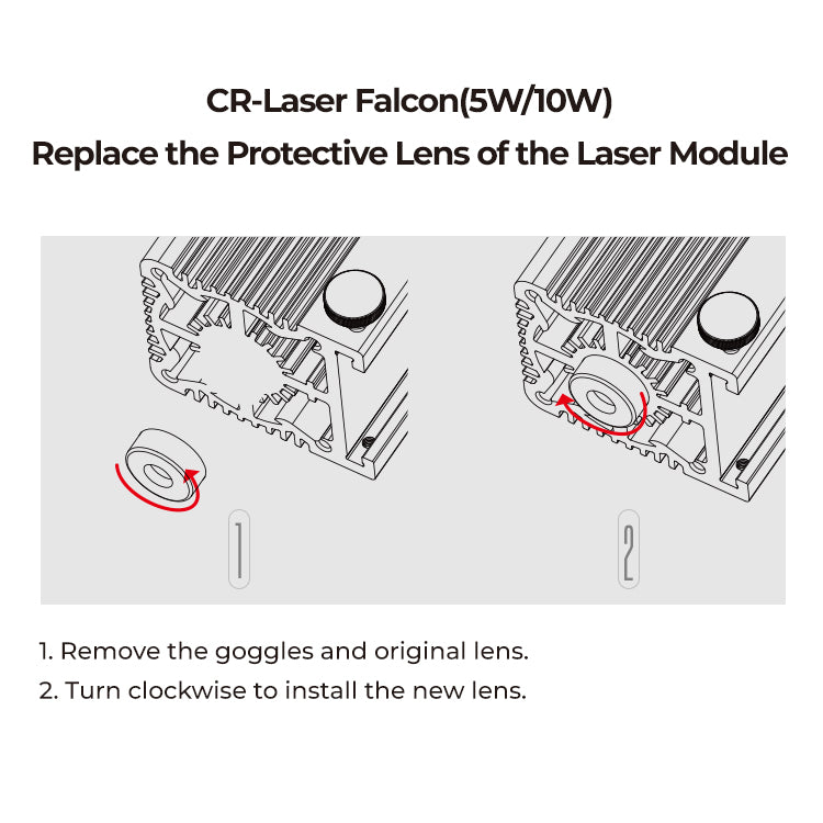 CR-Laser Falcon Replace Protective Lens CR-Laser Falcon Replace Protective Lens