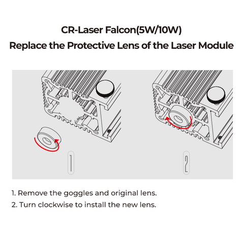 CR-Laser Falcon Replace Protective Lens CR-Laser Falcon Replace Protective Lens