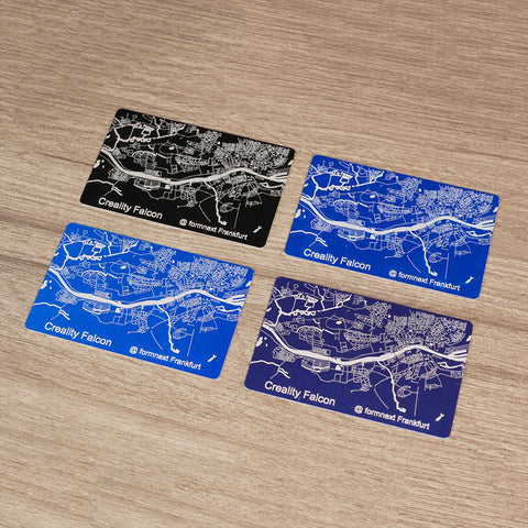 Multicolor Aluminum Business Cards(100pcs)