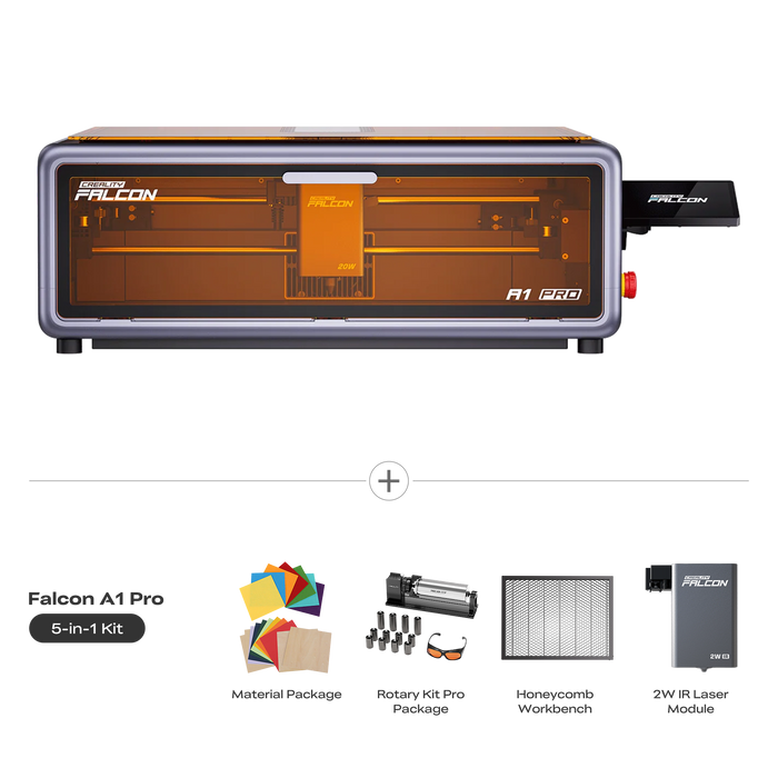 Creality Falcon A1 Pro 20W Dual-laser Engraver All in One Kit