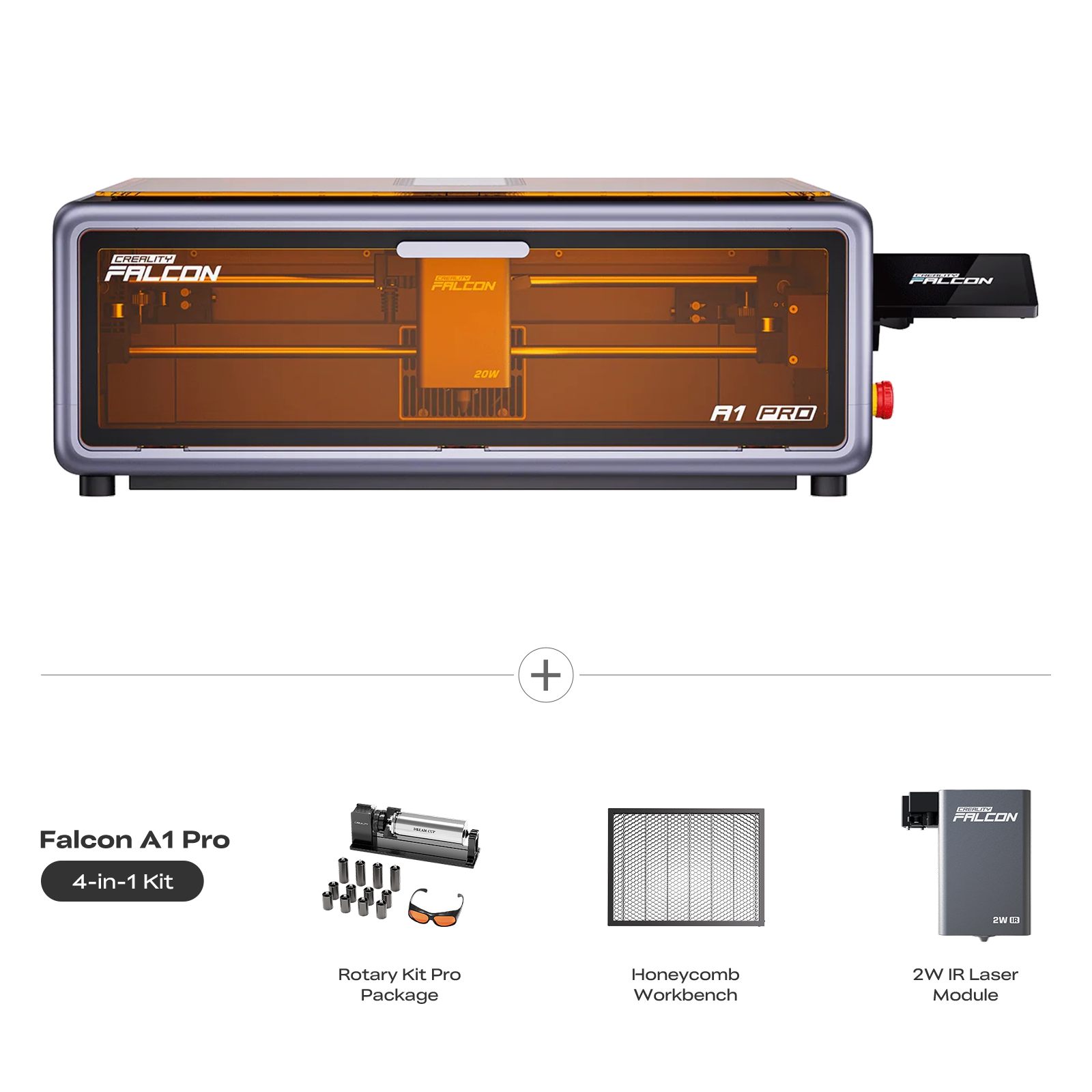 Creality Falcon A1 Pro 20W Dual-laser Engraver Extension Kit