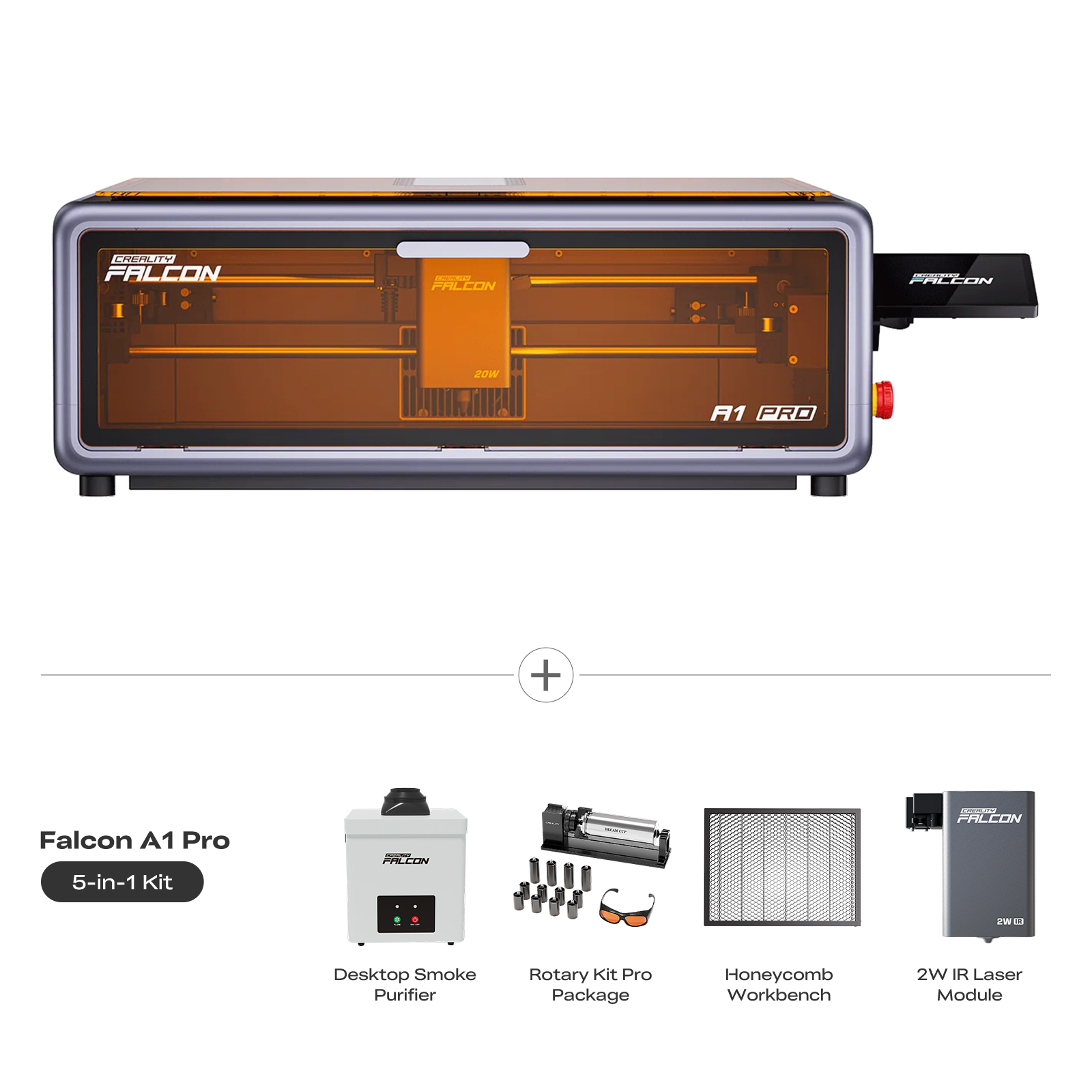 Creality Falcon A1 Pro 20W Dual-laser Engraver Master Kit