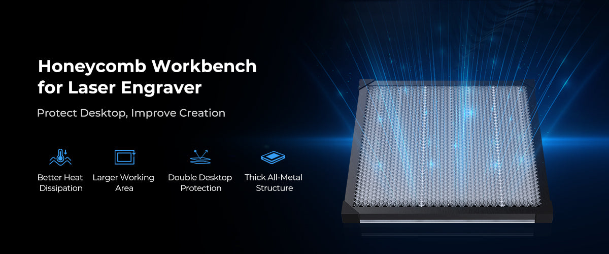 Mgraver Honeycomb Workbench for Laser Engraver 500mm*500mm - CrealityFalcon