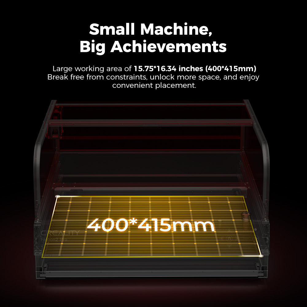 Creality Falcon2 Pro 40W Enclosed Laser Engraver and Cutter Creative Kit