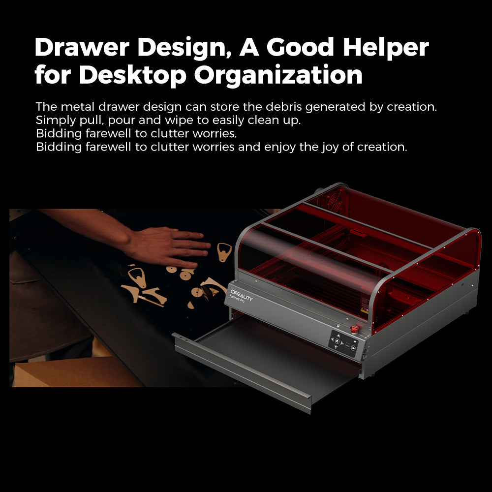 Creality Falcon2 Pro 22W Enclosed Laser Engraver and Cutter