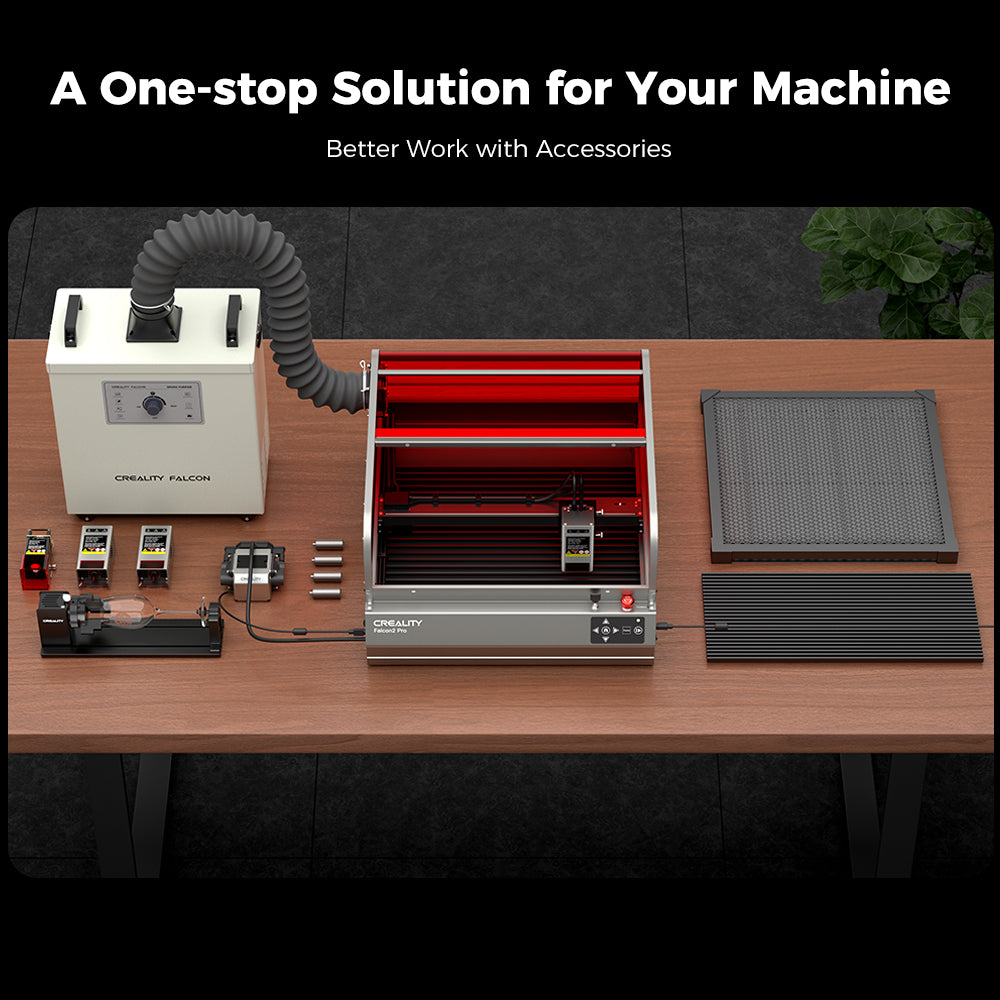 Creality Falcon2 Pro 22W Enclosed Laser Engraver and Cutter
