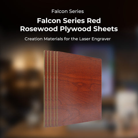 6'' Red Rosewood Plywood Sheets 20 Pack