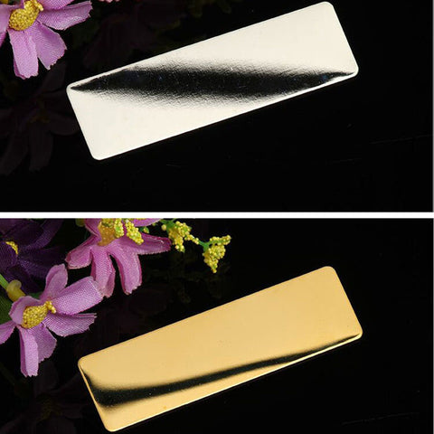 Stainless Steel Name Tags for Laser Engraving - Pack of 4 Colors and 20 Packs