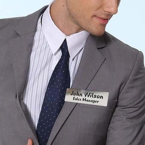 Stainless Steel Name Tags for Laser Engraving - Pack of 4 Colors and 20 Packs