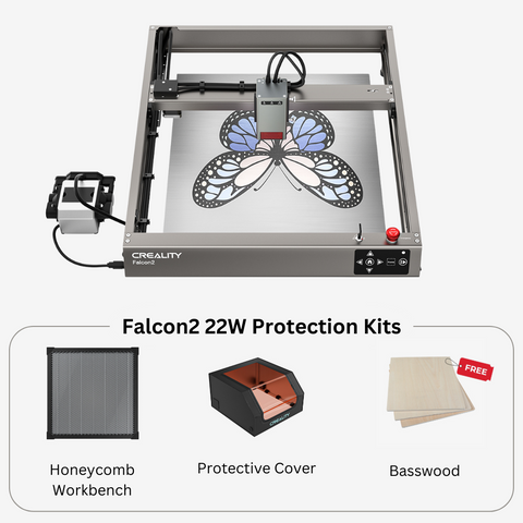 Falcon2 22W Laser Engraver and Cutter Essentials Kits