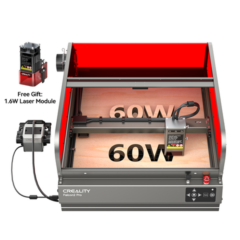 Falcon2 Pro 40W Enclosed Laser Engraver and Cutter Creative Kits