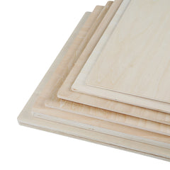 Basswood Plywood Sheets 11.8" x 11.8" for Laser Engraving - Pack of 10pcs, 6pcs and 3pcs