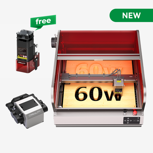 Falcon2 Pro 60W Enclosed Laser Cutter and Engraver 1000