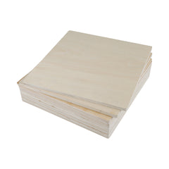 Basswood Plywood Sheets 11.8" x 11.8" for Laser Engraving - Pack of 10pcs, 6pcs and 3pcs