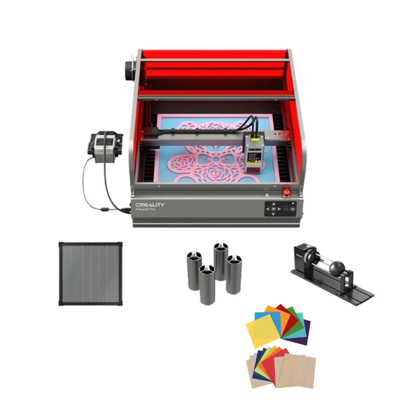 Creality Falcon2 Pro 40W Enclosed Laser Engraver and Cutter All in One Kit