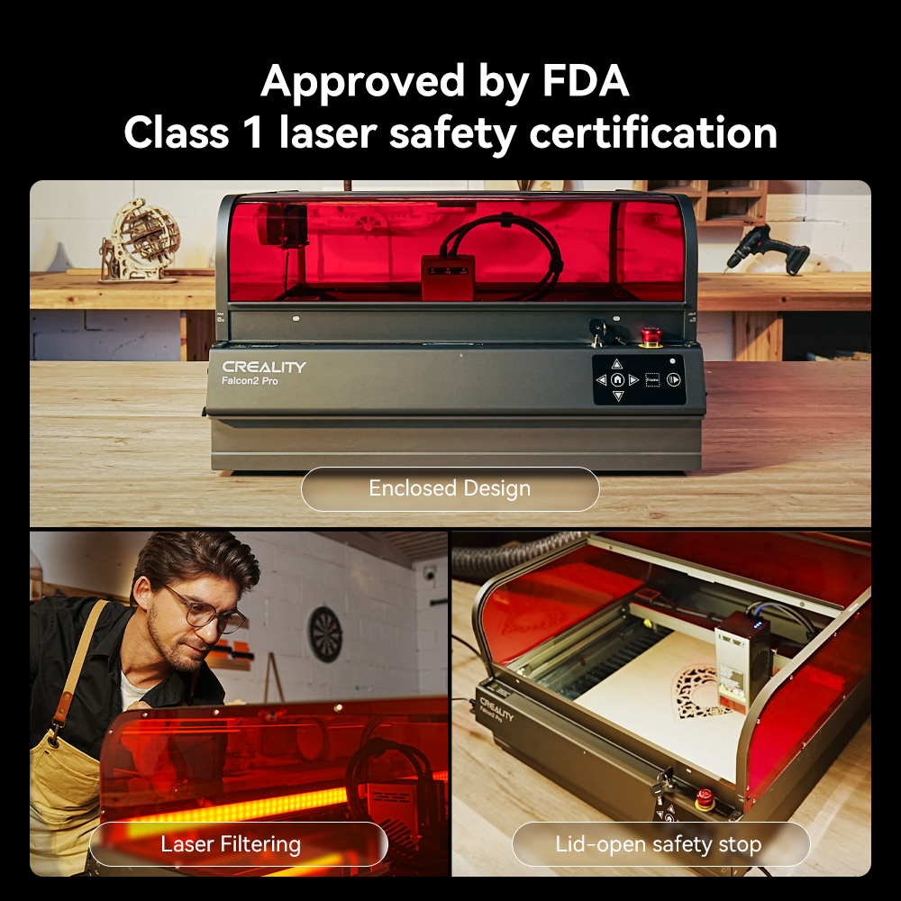 Creality Falcon2 Pro 60W Laser Cutter and Engraver