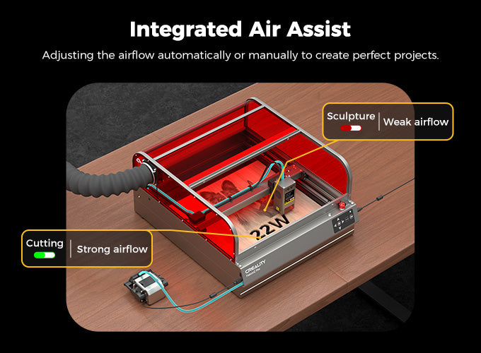 Creality Falcon2 Pro 40W Enclosed Laser Engraver and Cutter