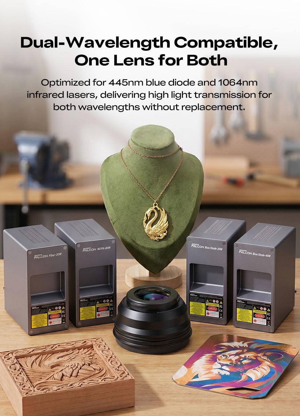 Falcon T1 Dual-Wavelength Field Lens