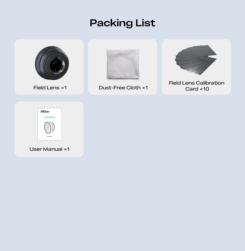 Falcon T1 Dual-Wavelength Field Lens