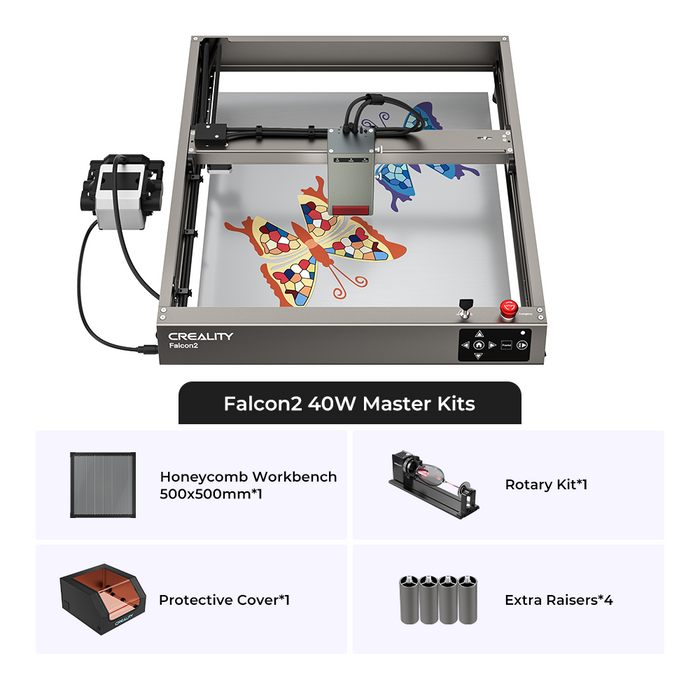 Creality Falcon2 40W Laser Engraver and Cutter Master Kit