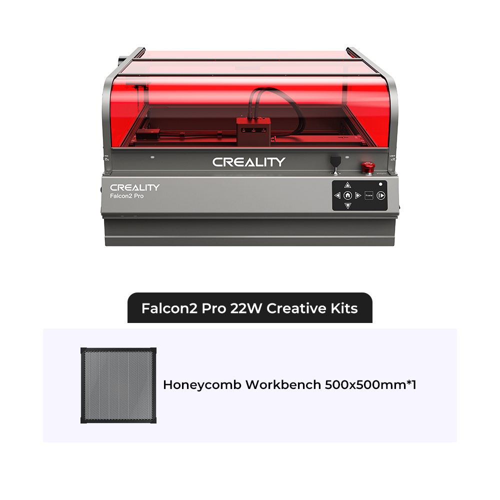 Creality Falcon2 Pro 22W Enclosed Laser Engraver and Cutter Creative Kit