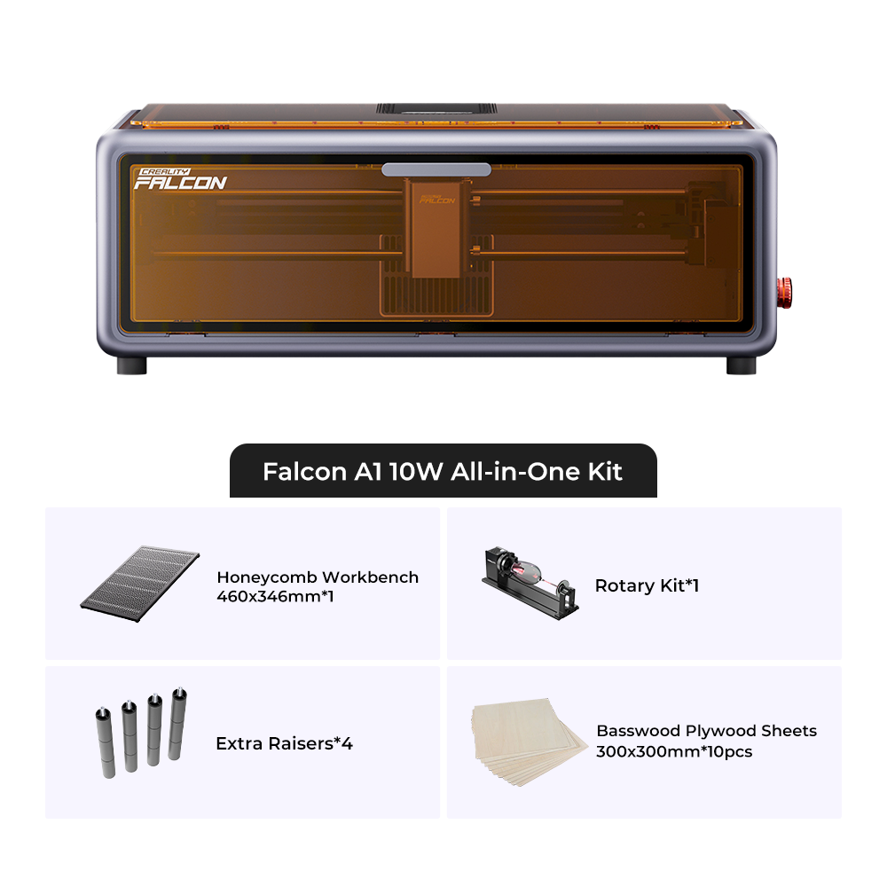 Falcon A1 10W Enclosed Laser Engraver and Cutter