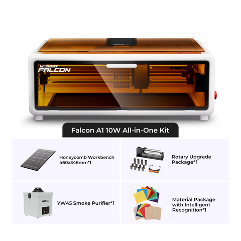 Falcon A1 10W Enclosed Laser Engraver and Cutter