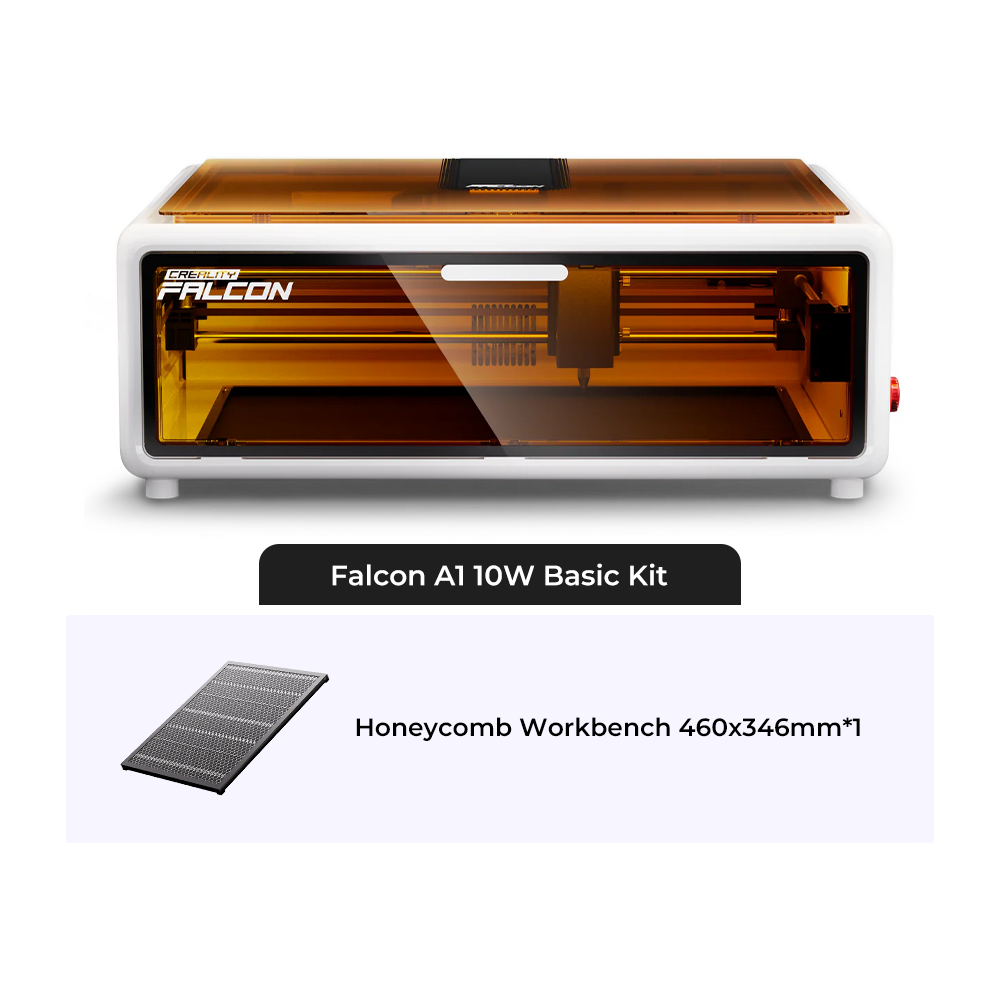 Creality Falcon A1 10W Enclosed Laser Engraver and Cutter Basic Kit