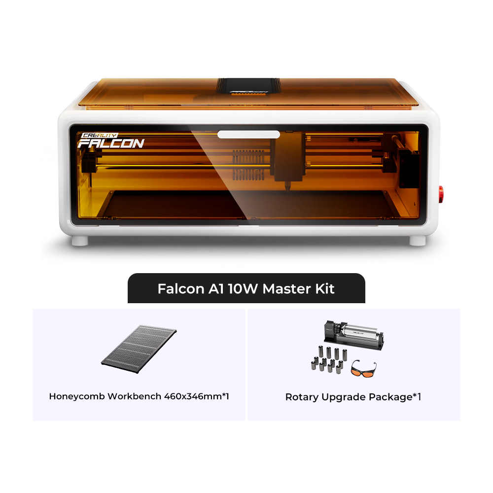 Creality Falcon A1 10W Enclosed Laser Engraver and Cutter Master Kit