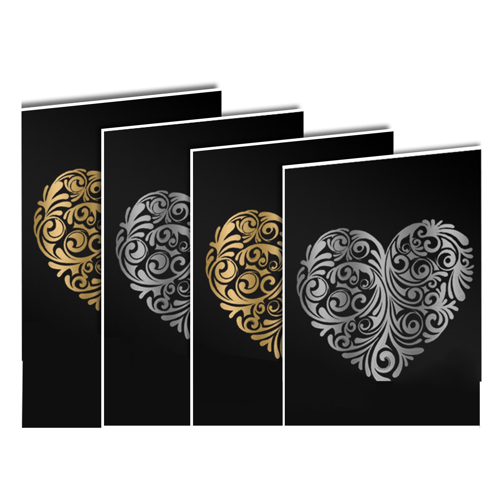 A4 Gold Silver Scratch Paper for Laser Engraving - Pack of 40pcs