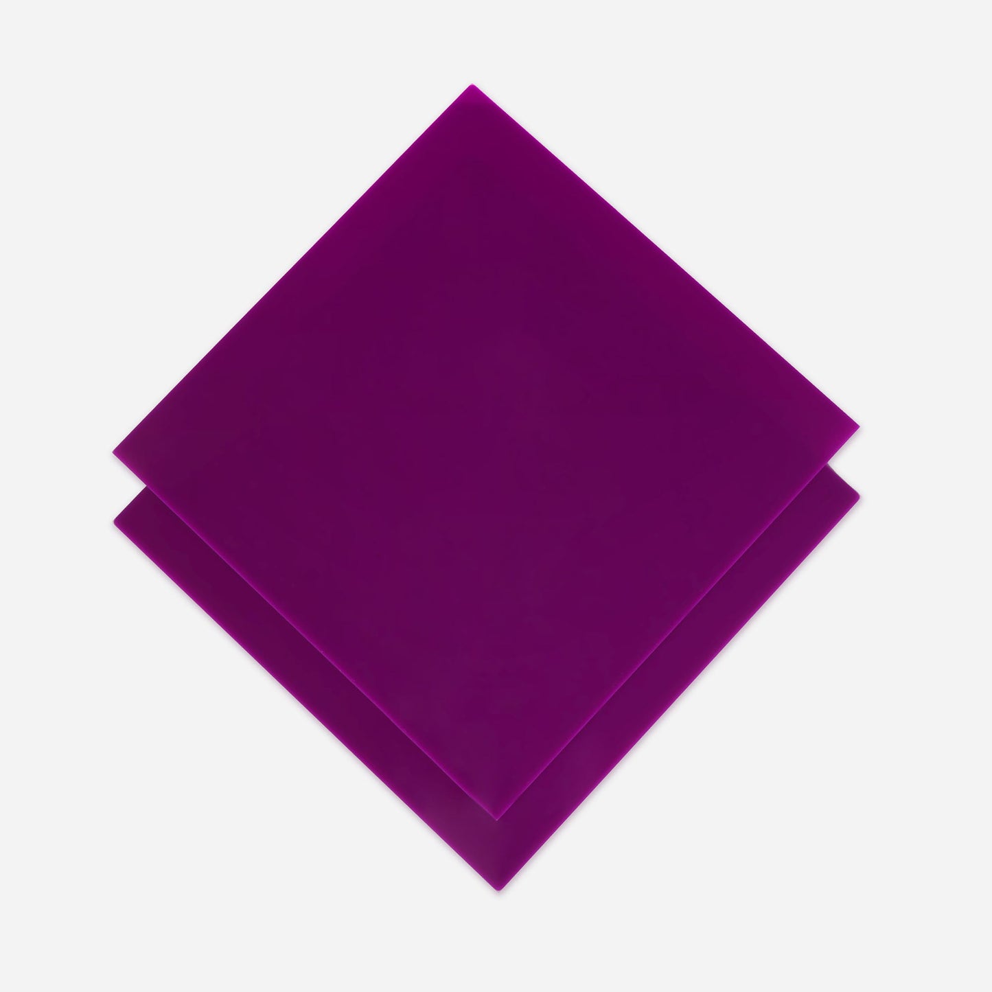 Purple Opaque Acrylic Sheets 12"x12"x1/8" for Laser Cutting - 3pcs