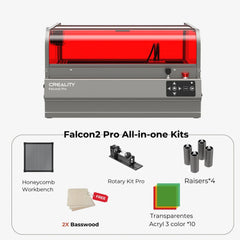 Falcon2 Pro 40W and 22W Enclosed Laser Engraver and Cutter