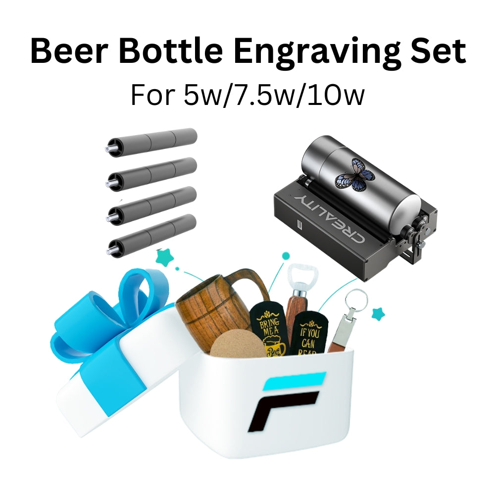 Father's Day Beer Bottle DIY Gift Set For 5W 7.5W 10W Laser Engraver