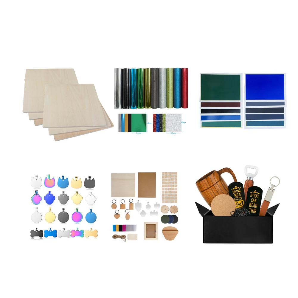 Material Bundle 2 for Laser Engraving and Cutting