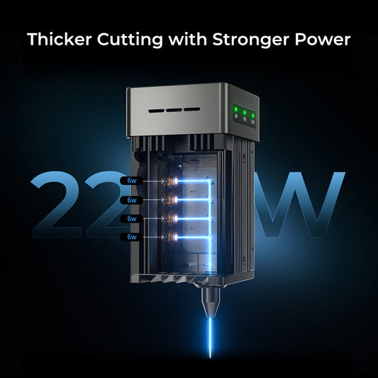 Falcon2 22W Laser Engraver and Cutter 1000