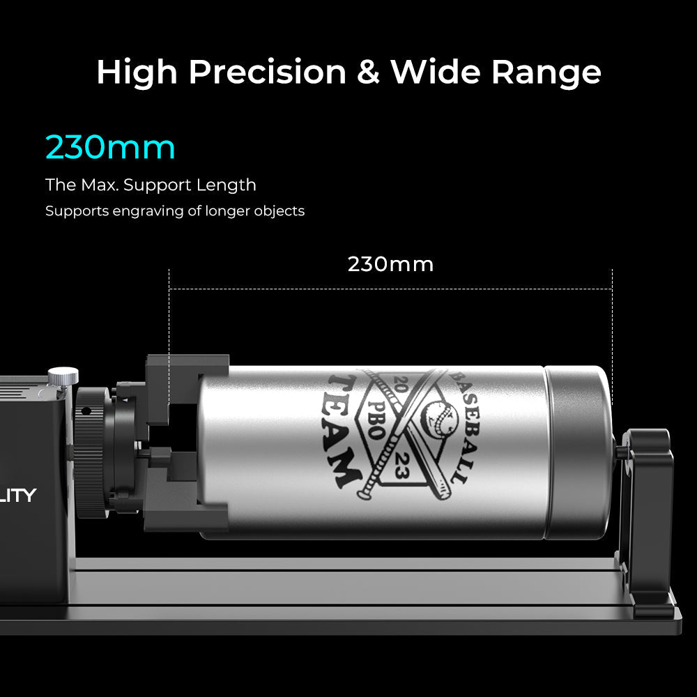 Rotary Kit Pro for Curved Surface Engraving