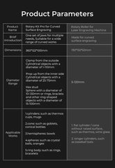 Rotary Kit Pro for Curved Surface Engraving
